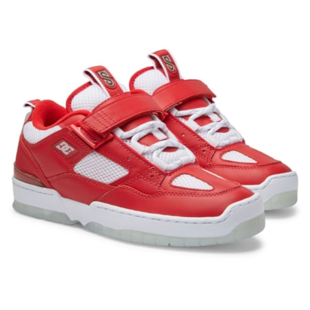 Tênis Dc Shoes Shanahan Js 1 Red White ADYS100796RW2