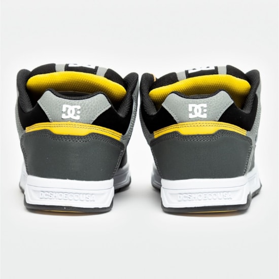 Tênis Dc Shoes Stag Imp Grey Yellow - Prince Of Streets