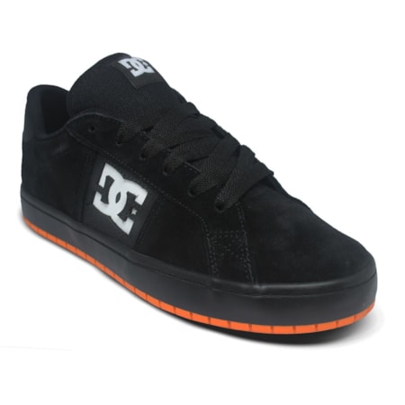 Tênis Dc Shoes Striker Black White Orange