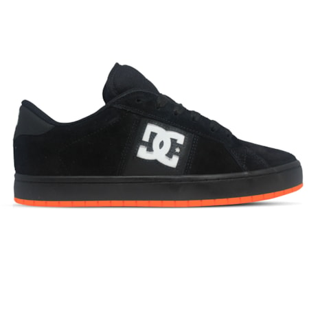 Tênis Dc Shoes Striker Black White Orange