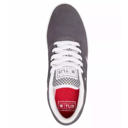 Tenis Dc Shoes Tiago S Imp Grey White