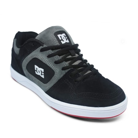 Tênis Dc Shoes Union La Grey Red White