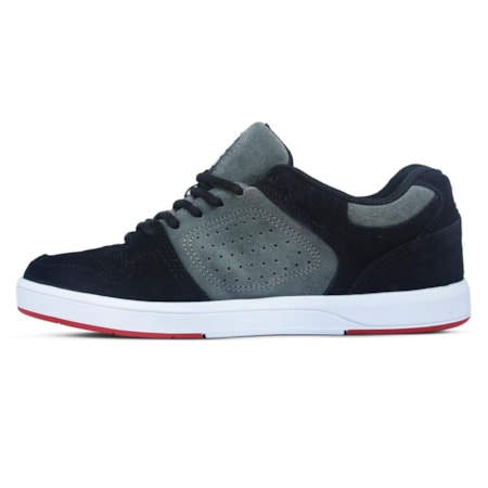 Tênis Dc Shoes Union La Grey Red White