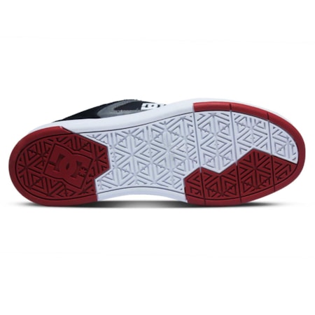 Tênis Dc Shoes Union La Grey Red White