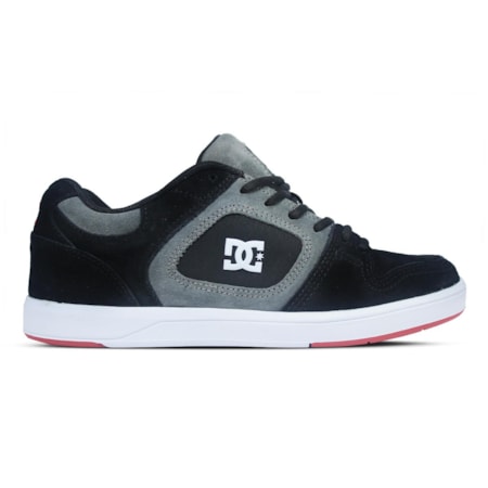 Tênis Dc Shoes Union La Grey Red White