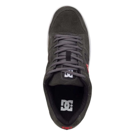 Tênis Dc Shoes Union La White Dk Grey Red