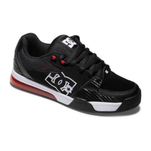 Tênis Dc Shoes Versatile Black White Athletic Red ADYS200075BWA Tênis Dc Shoes Versatile Black White Athletic Red ADYS200075BWA