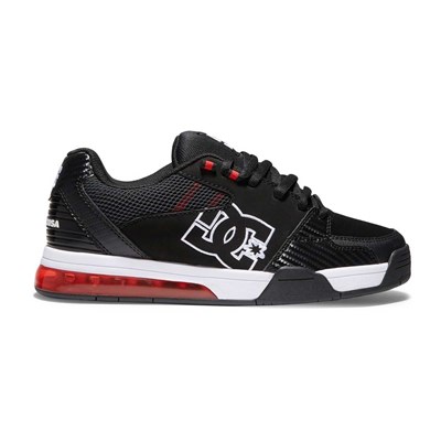 Tênis Dc Shoes Versatile Black White Athletic Red ADYS200075BWA