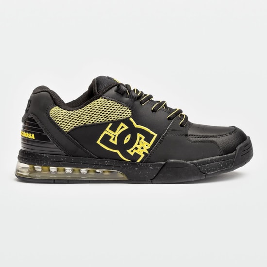 Tênis Dc Shoes Versatile Le Imp Black Yellow ADYS200076BY043