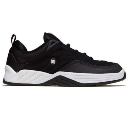 Tênis Dc Shoes Williams Slim Black White ADYS100539BKW