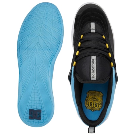 Tênis Dc Shoes Williams Slim Imp Black Black Blue ADYS100573XKKB