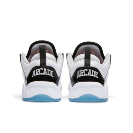 Tênis Dc Williams Slim X Arcade White Black Red