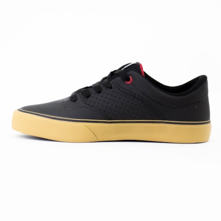 Tênis Freeday Flip Eco Couro Preto Natural