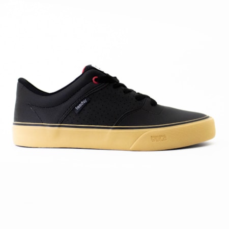 Tênis Freeday Flip Eco Couro Preto Natural