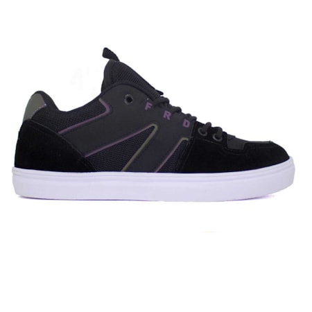 Tênis Freeday Nostal Preto Branco Refletivo Furta Cor 