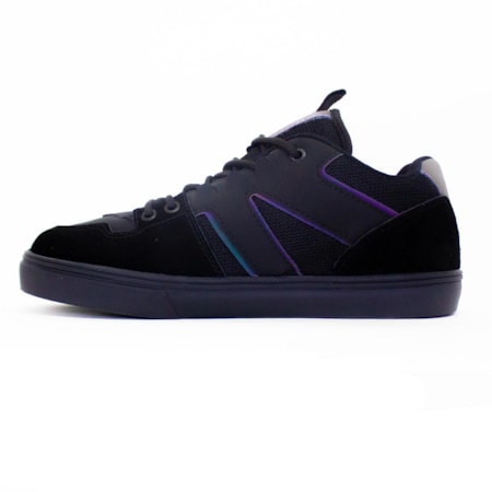 Tênis Freeday Nostal Preto Preto Refletivo Furta Cor 