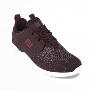 Tenis Freeday Snake Bordo Branco