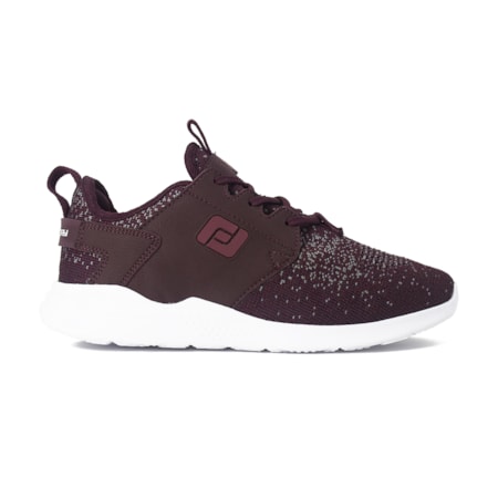 Tenis Freeday Snake Bordo Branco