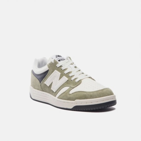 Tênis New Balance 480 Verde Bege Claro BB480HEJ