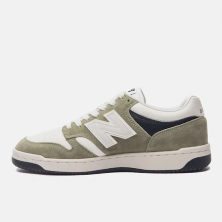 Tênis New Balance 480 Verde Bege Claro BB480HEJ