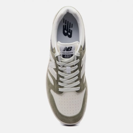 Tênis New Balance 480 Verde Bege Claro BB480HEJ