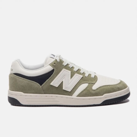 Tênis New Balance 480 Verde Bege Claro BB480HEJ