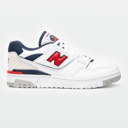 Tênis New Balance 550 Branco Vermelho BB550ESD