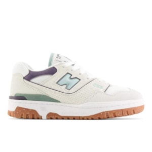 Tênis New Balance 550 Feminino Rosa Claro Verde...