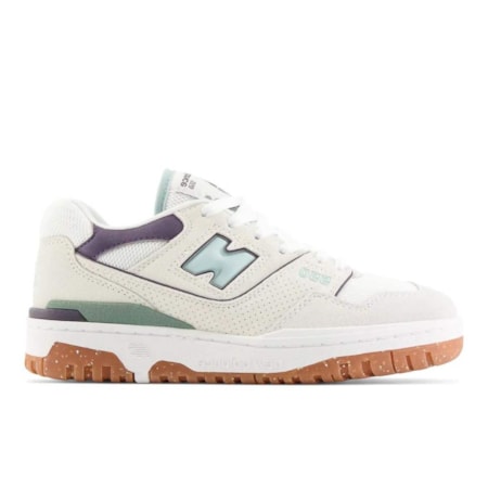 Tênis New Balance 550 Feminino Rosa Claro Verde BBW550NB