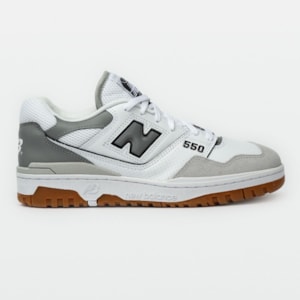 Tênis New Balance 550 Masculino Branco Cinza