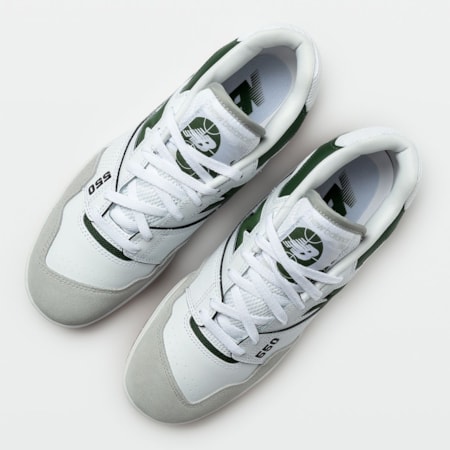 Tênis New Balance 550 Masculino Branco Verde BB550ESC