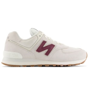 Tênis New Balance 574 V2 Bege Vinho U574HA2