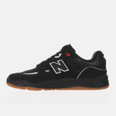 Tênis New Balance Numeric 1010 Tiago Lemos Preto Branco Vermelho NM1010RB