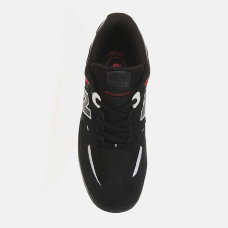 Tênis New Balance Numeric 1010 Tiago Lemos Preto Branco Vermelho NM1010RB