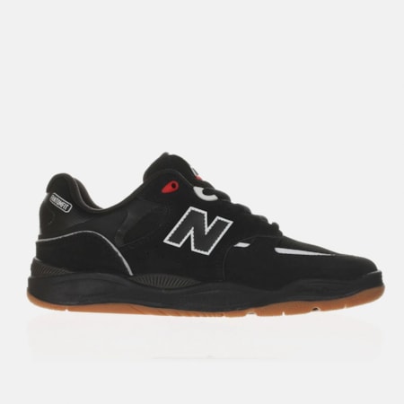 Tênis New Balance Numeric 1010 Tiago Lemos Preto Branco Vermelho NM1010RB