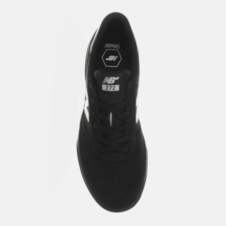 Tênis New Balance Numeric 272 Preto Preto Branco NM272BWD