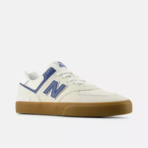  Tênis New Balance Numeric 574 Bege Azul NM574VEC