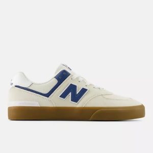  Tênis New Balance Numeric 574 Bege Azul NM574VEC