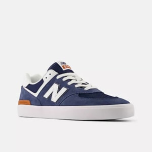 Tênis New Balance Numeric 574 Marinho Branco NM574VEF Tênis New Balance Numeric 574 Marinho Branco NM574VEF