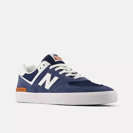  Tênis New Balance Numeric 574 Marinho Branco NM574VEF