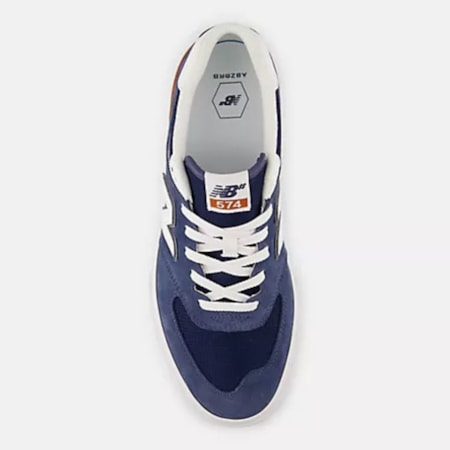  Tênis New Balance Numeric 574 Marinho Branco NM574VEF