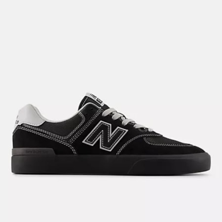  Tênis New Balance Numeric 574 Preto Cinza NM574VED
