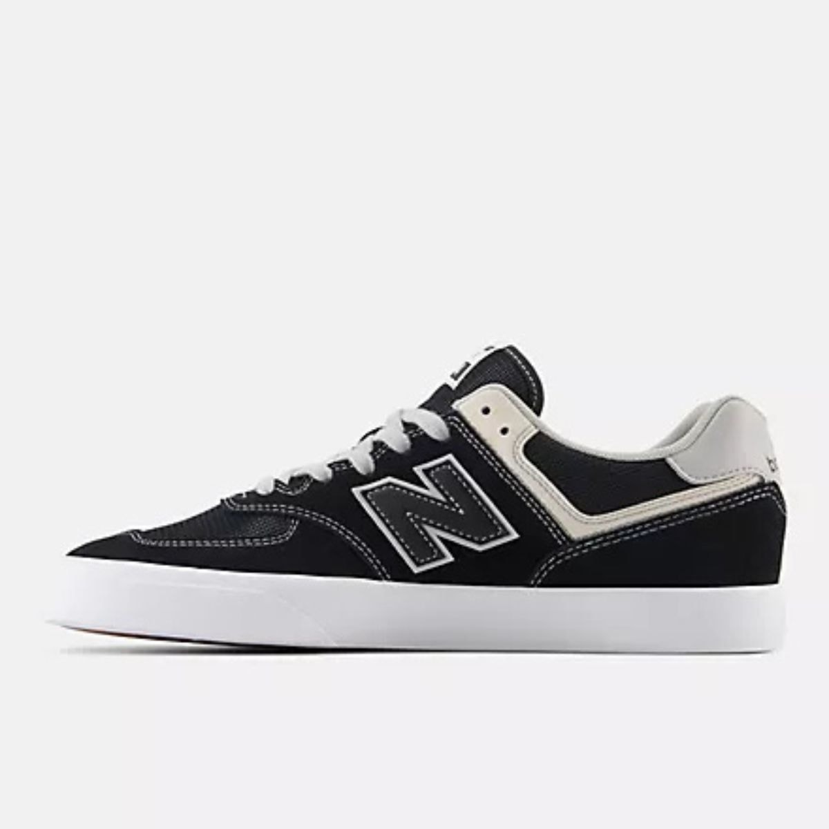 Tênis New Balance Numeric 574 Vulc Preto Branco - Prince Of Streets