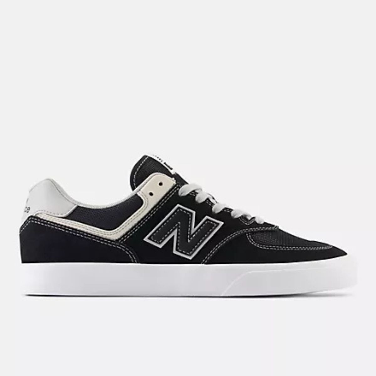 Tênis New Balance Numeric 574 Vulc Preto Branco - Prince Of Streets
