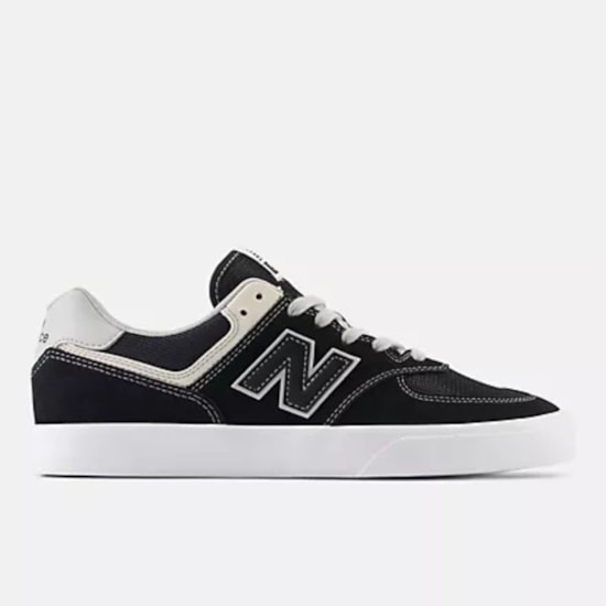 Tênis New Balance Numeric 574 Vulc Preto Branco