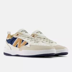 Tênis New Balance Numeric 808 Branco Marrom NM808LBU