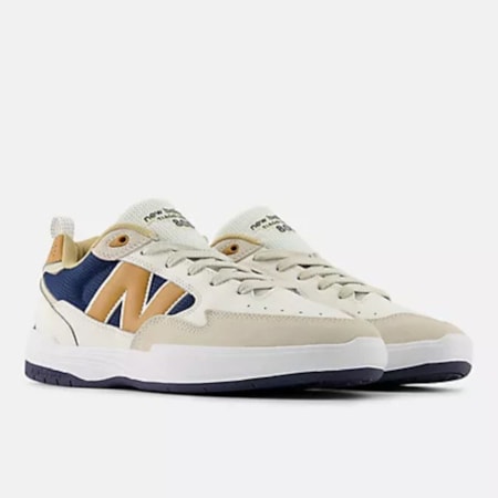 Tênis New Balance Numeric 808 Branco Marrom NM808LBU