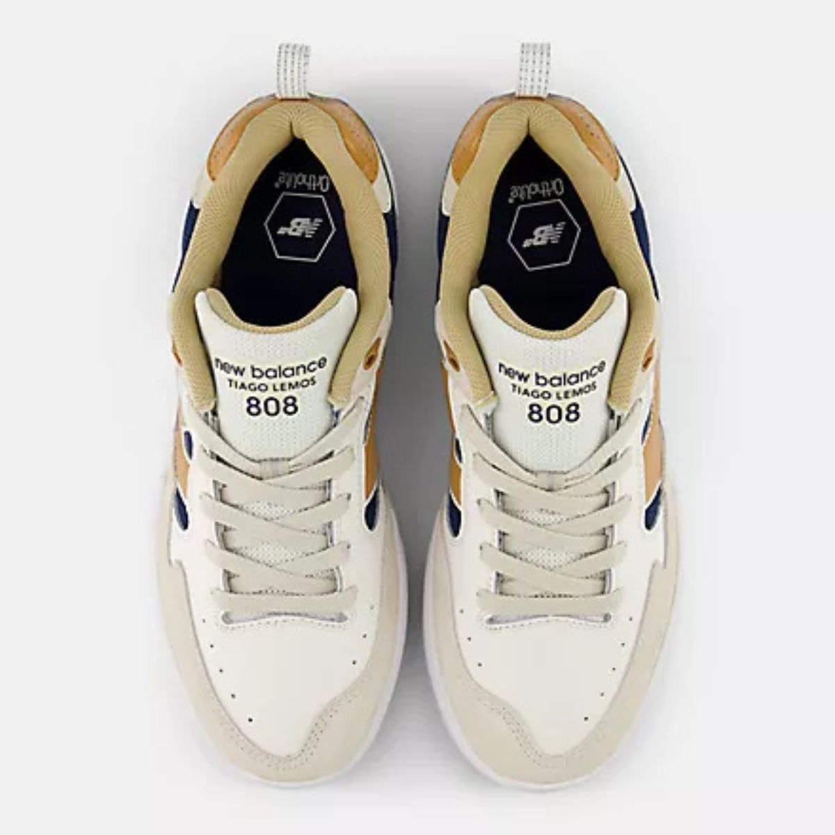Tênis New Balance Numeric 808 Branco Marrom NM808LBU - Prince Of
