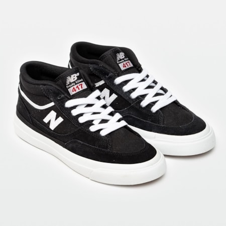 Tênis New Balance Numeric franky Villany 417 Preto Branco NM417ODS