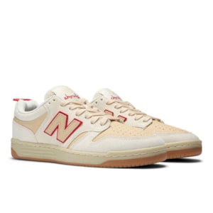 Tênis New Balance Numeric X Chocolate Skateboard 480 Bege 